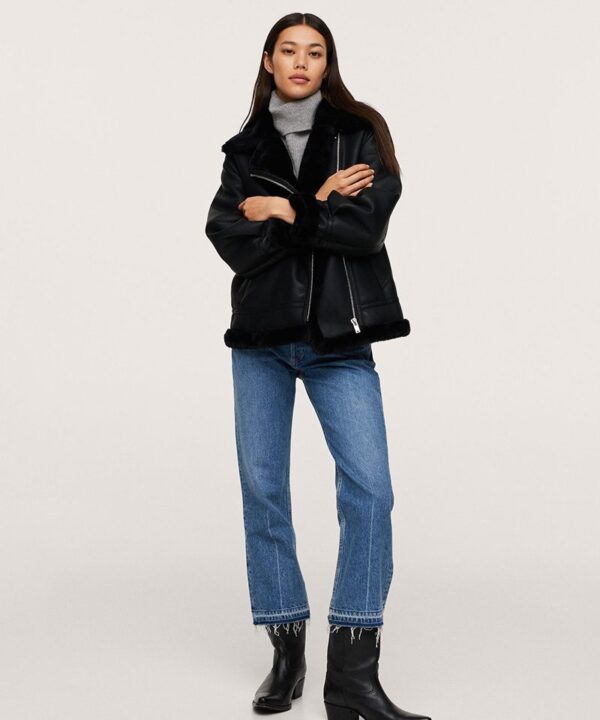 Lapelless fitted blazer